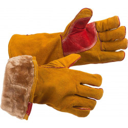 Зимние спилковые перчатки и краги. Защита от пониженных температур